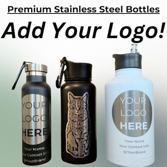 Client Gifting Flasks — Lotus Realty custom print project
